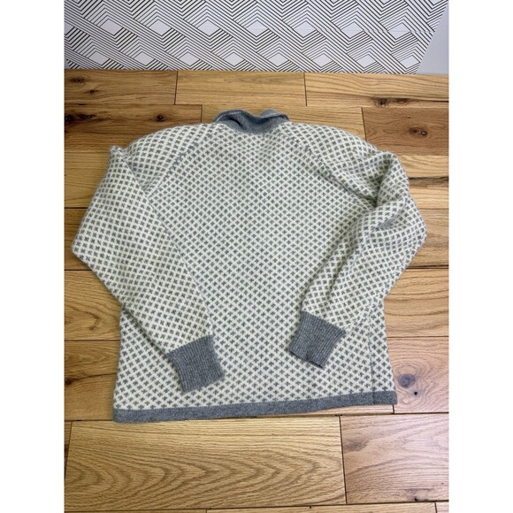 90s Y2K Outlander Studio Lambswool Angora Polo Buttons Streetwear Sweater Size M - Picture 9 of 11